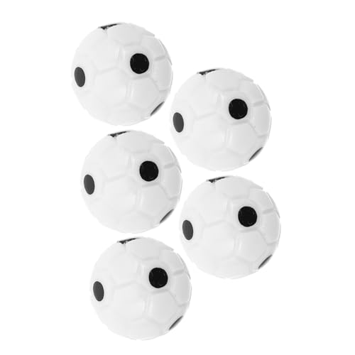 KONTONTY 5 Stück Miniaturfußballmodell Mini-Fußball Kleiner Fußball Mini -Bälle Mini-Kugel Fußball Mini Mini-Sportbälle Plastik von KONTONTY
