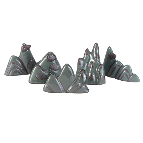 KONTONTY 5 Stück Ornamente Schreibtisch Dekoration raumdeko dekosand grün genschenkideen die grünen Art Decor DIY Zubehör kreative Blumentopfdekoration Blumenpot -Dekorationen Keramik Green KONTONTY 5 Stück Ornamente Schreibtisch Dekoration raumdeko dekosand grün genschenkideen die grünen Art Decor DIY Zubehör kreative Blumentopfdekoration Blumenpot -Dekorationen Keramik Green von KONTONTY