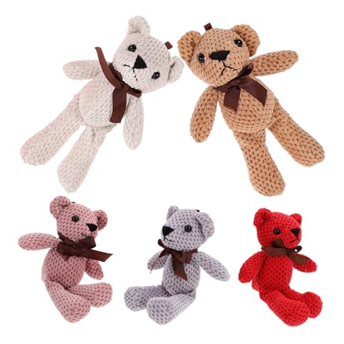 KONTONTY 5 Stück Plüschbär Teilig Kreative Kuscheltiere und Niedliche Dekoration für Sofa und Geschenkidee für Anlässe und Gastgeschenke KONTONTY 5 Stück Plüschbär Teilig Kreative Kuscheltiere und Niedliche Dekoration für Sofa und Geschenkidee für Anlässe und Gastgeschenke von KONTONTY