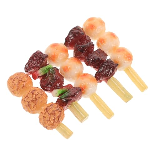 KONTONTY 5-teiliges Gefälschtes Grillspielzeug Realistisches Grillspielzeug Für Jungen Und Mädchen Pädagogisches Spielset Für Geburtstagsfeiern Zufälliger Stil von KONTONTY