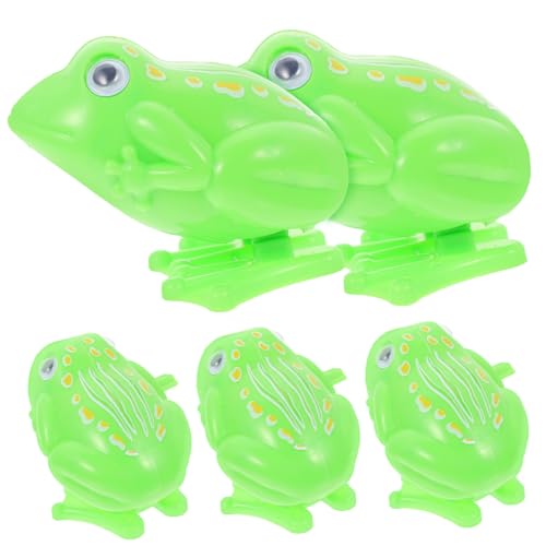 KONTONTY 5 Stück Teiliges Aufziehspielzeug Frosch für Pädagogisches Tier zur Motorischer Fähigkeiten für Kleinkinder Jahre Lustiges und Kreatives Design KONTONTY 5 Stück Teiliges Aufziehspielzeug Frosch für Pädagogisches Tier zur Motorischer Fähigkeiten für Kleinkinder Jahre Lustiges und Kreatives Design von KONTONTY