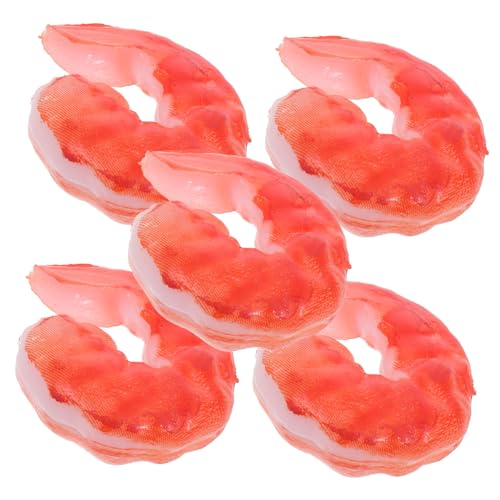 KONTONTY 5 Stück Teiliges Realistische Künstliche Shrimp Modelle Lebensechte Plastik Garnelen Figuren für DIY Essen und Dekoration Requisiten für Fotografie und Präsentation KONTONTY 5 Stück Teiliges Realistische Künstliche Shrimp Modelle Lebensechte Plastik Garnelen Figuren für DIY Essen und Dekoration Requisiten für Fotografie und Präsentation von KONTONTY