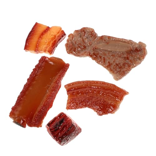 KONTONTY 5 Stück Teiliges Rippchen Modell Realistische Simulation Künstliches Fleisch Dekoration für und Fotografie Detailgetreue Resin Rippchen Nachbildung KONTONTY 5 Stück Teiliges Rippchen Modell Realistische Simulation Künstliches Fleisch Dekoration für und Fotografie Detailgetreue Resin Rippchen Nachbildung von KONTONTY