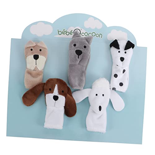 KONTONTY 5 Stück Tierische Fingerpuppe Fingerschutzspielzeug Mini-fingerpuppen Fingerspielzeug Fingertierspielzeug Cartoon-Puppen Plüsch KONTONTY 5 Stück Tierische Fingerpuppe Fingerschutzspielzeug Mini-fingerpuppen Fingerspielzeug Fingertierspielzeug Cartoon-Puppen Plüsch von KONTONTY