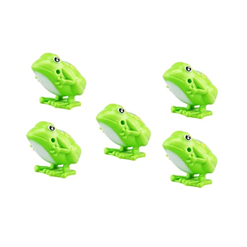 KONTONTY 5 Stück Uhrwerk-Frosch- hüpfender Frosch pädagogisches lustiges Uhrwerk für Grün KONTONTY 5 Stück Uhrwerk-Frosch- hüpfender Frosch pädagogisches lustiges Uhrwerk für Grün von KONTONTY