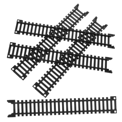 KONTONTY Kunststoff-eisenbahnschienen-Set Spielzeug-Eisenbahn-erweiterungspaket 5-teilig Für Kinder Mit Mini-eisenbahnschienen Für Puppenhäuser KONTONTY Kunststoff-eisenbahnschienen-Set Spielzeug-Eisenbahn-erweiterungspaket 5-teilig Für Kinder Mit Mini-eisenbahnschienen Für Puppenhäuser von KONTONTY