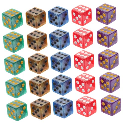 KONTONTY 50 Stück Gesetzt Würfelspiele Unterhaltungswürfel Trinkspielwürfel Partyspielwürfel Für Zu Hause Spiel-Requisiten- -stütze Acryl KONTONTY 50 Stück Gesetzt Würfelspiele Unterhaltungswürfel Trinkspielwürfel Partyspielwürfel Für Zu Hause Spiel-Requisiten- -stütze Acryl von KONTONTY