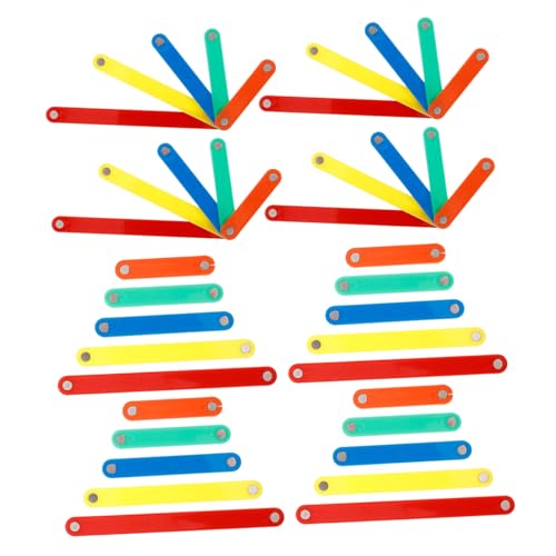 KONTONTY 50 Stücke Geometrische Streifen Kinder Mathematik Manipulative Sticks Geometrie Gebäude Lernwerkzeuge Klassenzimmer Frühe Bildung von KONTONTY