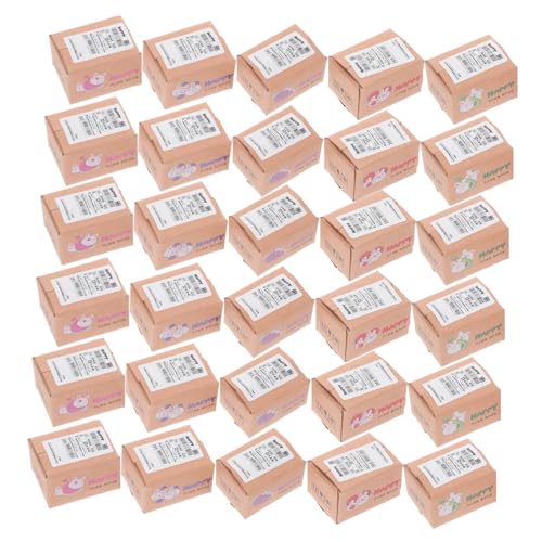 KONTONTY 50 Stück Maßstab mit Kreativen Geschenkverpackungen Realistische Puppenhauszubehör für Kleine Unternehmen Vielseitige Dekoration und Aufbewahrung von KONTONTY