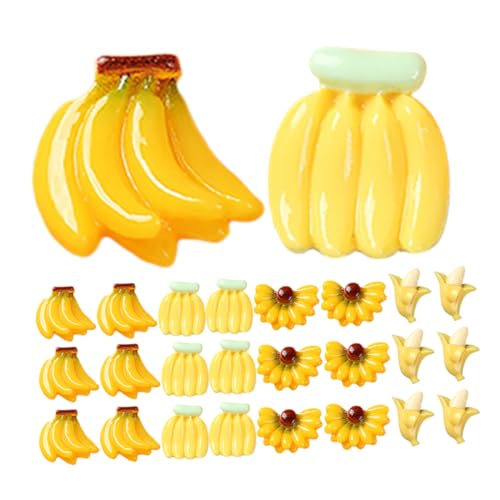 KONTONTY 50 Stück Mini Bananen Kunstschale Gefüllt Für Den Innenbereich Hartmodell Obst Simulation Banane Schlüsselanhänger Winzige Dinge Mini Süßes Zeug Gefälschte KONTONTY 50 Stück Mini Bananen Kunstschale Gefüllt Für Den Innenbereich Hartmodell Obst Simulation Banane Schlüsselanhänger Winzige Dinge Mini Süßes Zeug Gefälschte von KONTONTY
