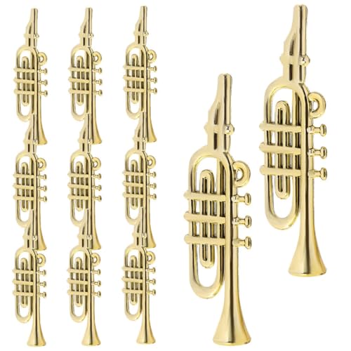 KONTONTY 50 Stück Mini Musikinstrument Ornamente – Kleine Trompeten Saxophon Trompeten Und Klarinettenmodelle Puppenhaus Zubehör Für Weihnachtsbaumschmuck Party Bastelarbeiten KONTONTY 50 Stück Mini Musikinstrument Ornamente – Kleine Trompeten Saxophon Trompeten Und Klarinettenmodelle Puppenhaus Zubehör Für Weihnachtsbaumschmuck Party Bastelarbeiten von KONTONTY