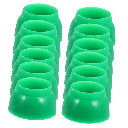 KONTONTY 50 Stück Plastik Schraubenkappen für Spielplatz Schraubenabdeckungen Wetterfeste Mutterschutzkappen für Kinderspielbereiche Bolzenschutzabdeckungen aus Robustem Kunststoff von KONTONTY