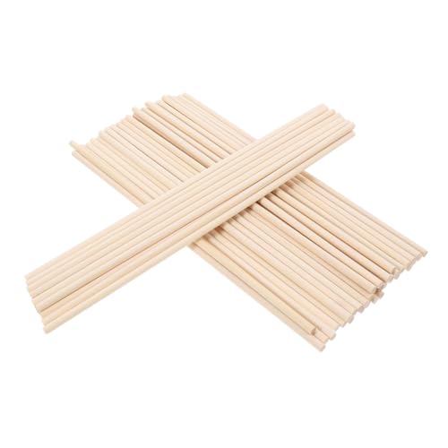 KONTONTY 50 Stück Rhythmusstock Musikstöcke Rhythmus-Sticks Kleinkinderinstrumente Rhythmussticks für in großen Mengen Instrumente für hölzern von KONTONTY