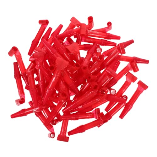 KONTONTY 50 Stück Teiliges Partytröten Frosch Eidechsenzunge Kindersicheres Kunststoffpfeifenspielzeug Bunte Noisemaker für Geburtstagsfeiern Fasching Mitgebsel und Kinderpartys von KONTONTY