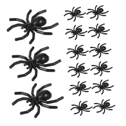 KONTONTY 500 Stück Kleine Gefälschte Halloween-Spinnen, Realistisches Kunststoff-spinnenspielzeug, Gruselige Streich-Requisiten Für Halloween-partyzubehör, Saisonale Dekorationen KONTONTY 500 Stück Kleine Gefälschte Halloween-Spinnen, Realistisches Kunststoff-spinnenspielzeug, Gruselige Streich-Requisiten Für Halloween-partyzubehör, Saisonale Dekorationen von KONTONTY