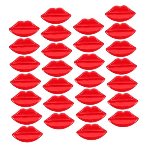 KONTONTY 50Stücke DIY Puppen Mundteile Große Lippen Farbige Knöpfe für Puppenherstellung und Kleidungsdekoration Kreative Bastelaccessoires Vielseitige Verwendungsmöglichkeiten KONTONTY 50Stücke DIY Puppen Mundteile Große Lippen Farbige Knöpfe für Puppenherstellung und Kleidungsdekoration Kreative Bastelaccessoires Vielseitige Verwendungsmöglichkeiten von KONTONTY