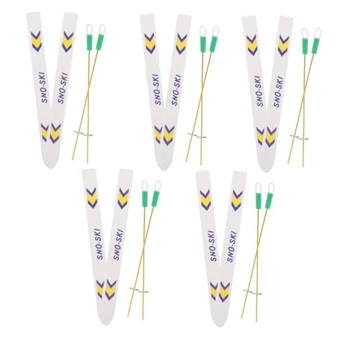 KONTONTY 5Er Set Miniatur Snowboard Dekoration Miniatur Weihnachtsdekor Weihnachts Puppenhaus Winterszene Mini Sport Bankett KONTONTY 5Er Set Miniatur Snowboard Dekoration Miniatur Weihnachtsdekor Weihnachts Puppenhaus Winterszene Mini Sport Bankett von KONTONTY