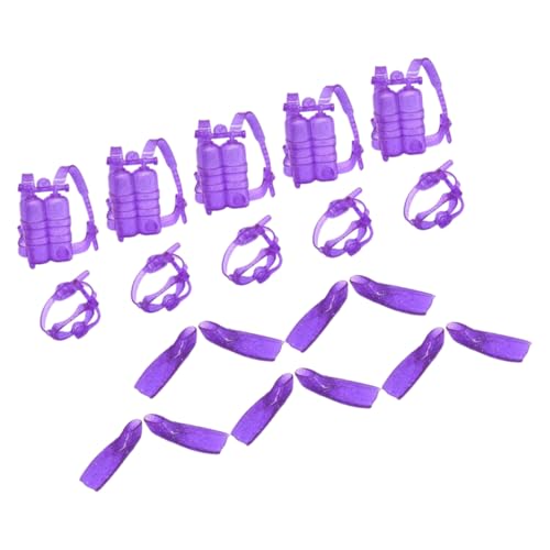 KONTONTY 5Sätze Teiliges Puppen Tauchausrüstungsset Mit Sauerstoffflasche Und Taucherbrille Zubehör Für Puppenliebhaber Und Sammler Realistische Tauchspielzeuge Für Kreatives KONTONTY 5Sätze Teiliges Puppen Tauchausrüstungsset Mit Sauerstoffflasche Und Taucherbrille Zubehör Für Puppenliebhaber Und Sammler Realistische Tauchspielzeuge Für Kreatives von KONTONTY