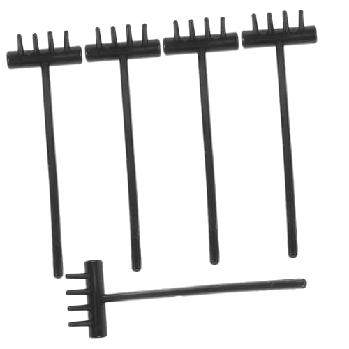 KONTONTY 5St Werkzeug zum Entfernen von Fugenmörtel Miniaturen Deckel Strand Bausatz gartenwerkzeuge sandkistenspielzeugset Mini-Rechen Sandtisch-Werkzeug Rechen Handwerk Plastik Black KONTONTY 5St Werkzeug zum Entfernen von Fugenmörtel Miniaturen Deckel Strand Bausatz gartenwerkzeuge sandkistenspielzeugset Mini-Rechen Sandtisch-Werkzeug Rechen Handwerk Plastik Black von KONTONTY