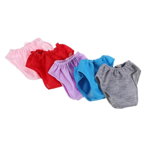 KONTONTY 5Stücke Puppenunterwäsche für Puppen Spielzeugpuppenzubehör Helllila und Praktische und Verstellbare Puppenkleidung für Kleine Puppen KONTONTY 5Stücke Puppenunterwäsche für Puppen Spielzeugpuppenzubehör Helllila und Praktische und Verstellbare Puppenkleidung für Kleine Puppen von KONTONTY