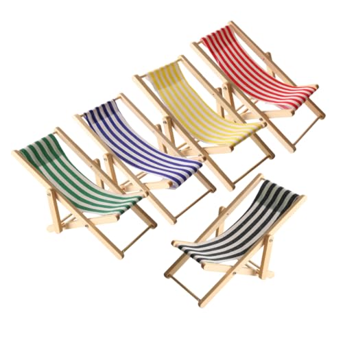 KONTONTY 5Stücke Strandstuhl Faltbares Holzmodell für Puppenhaus Dekoration für DIY Feengarten und Basteln Inspiriert die Fantasie und Jede KONTONTY 5Stücke Strandstuhl Faltbares Holzmodell für Puppenhaus Dekoration für DIY Feengarten und Basteln Inspiriert die Fantasie und Jede von KONTONTY