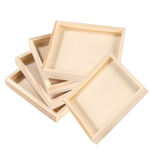 KONTONTY 5Stücke Teiliges Holz Spielzeughalter für Puzzle Blöcke Aufbewahrungsschalen für Kleinkinder Umweltfreundliches Holz Sicher und Langlebig für Zuhause KONTONTY 5Stücke Teiliges Holz Spielzeughalter für Puzzle Blöcke Aufbewahrungsschalen für Kleinkinder Umweltfreundliches Holz Sicher und Langlebig für Zuhause von KONTONTY
