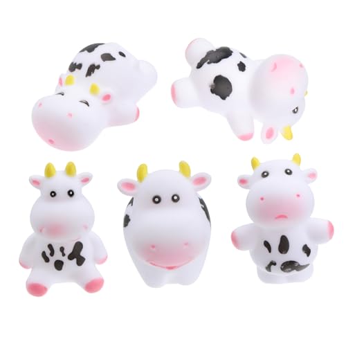 KONTONTY 5er Set Kuh Für Die Badewanne Lustige Und Lehrreiche Badespielzeuge Für Babys Und Kleinkinder Quietschend Und Perfekt Für Die Shower Ideal Für Das Und KONTONTY 5er Set Kuh Für Die Badewanne Lustige Und Lehrreiche Badespielzeuge Für Babys Und Kleinkinder Quietschend Und Perfekt Für Die Shower Ideal Für Das Und von KONTONTY