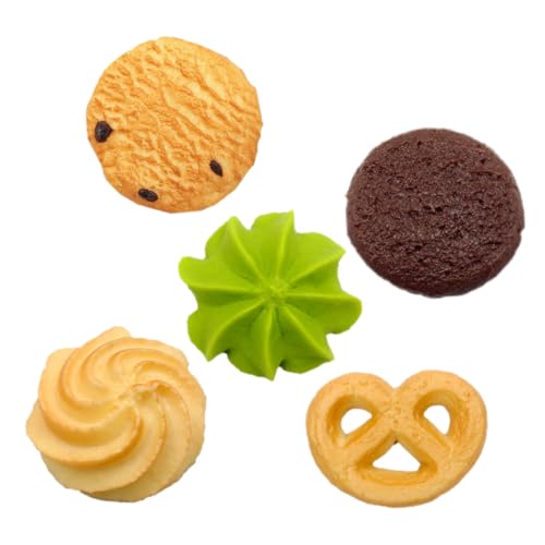 KONTONTY Faux Kekse 5 Stücke Realistische Cookie Modelle Künstliche Lebensmittel Requisiten Für Küche KONTONTY Faux Kekse 5 Stücke Realistische Cookie Modelle Künstliche Lebensmittel Requisiten Für Küche von KONTONTY