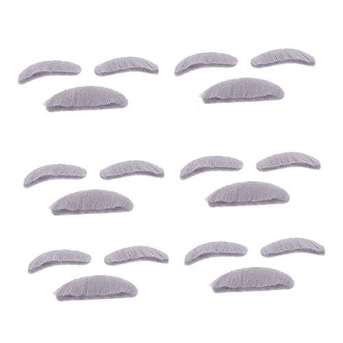 KONTONTY 6 Sätze Selbstklebende Fake Augenbrauen und für Karneval Halloween und Cosplay Realistische Prop Accessoires für Erwachsene und Wiederverwendbar Komfortabel KONTONTY 6 Sätze Selbstklebende Fake Augenbrauen und für Karneval Halloween und Cosplay Realistische Prop Accessoires für Erwachsene und Wiederverwendbar Komfortabel von KONTONTY