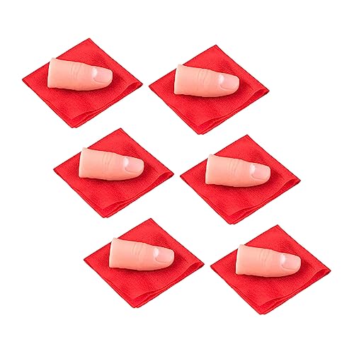 KONTONTY Verschwindende Seide Gefälschte Daumen Requisiten Kit Kleinkind Party Favors Realistische Finger KONTONTY Verschwindende Seide Gefälschte Daumen Requisiten Kit Kleinkind Party Favors Realistische Finger von KONTONTY