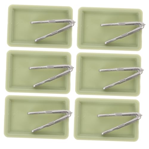 KONTONTY 6 Sets Puppenhaus Modell Miniatur Kleine Kleine Zangen Puppenhaus Backen Zubehör Kits Kunststoff Hellgrün KONTONTY 6 Sets Puppenhaus Modell Miniatur Kleine Kleine Zangen Puppenhaus Backen Zubehör Kits Kunststoff Hellgrün von KONTONTY