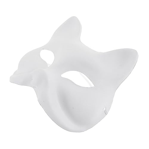 KONTONTY 6 Stück DIY Tiermaske Weiße Papiermaske zum Ausmalen für Kostümpartys Schulveranstaltungen und Karneval Witzige Fox Maske für Kreative Gestaltung KONTONTY 6 Stück DIY Tiermaske Weiße Papiermaske zum Ausmalen für Kostümpartys Schulveranstaltungen und Karneval Witzige Fox Maske für Kreative Gestaltung von KONTONTY