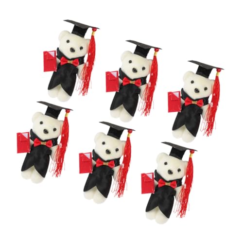 KONTONTY 6 Stück Dr. Bärenpuppe Kompakter Abschlussbär Graduationsparty Gefälligkeiten Abschlussbär Puppen Flauschige Bärenspielzeuge Plüsch-abschlussbären Kensiv -abschluss Polyester KONTONTY 6 Stück Dr. Bärenpuppe Kompakter Abschlussbär Graduationsparty Gefälligkeiten Abschlussbär Puppen Flauschige Bärenspielzeuge Plüsch-abschlussbären Kensiv -abschluss Polyester von KONTONTY