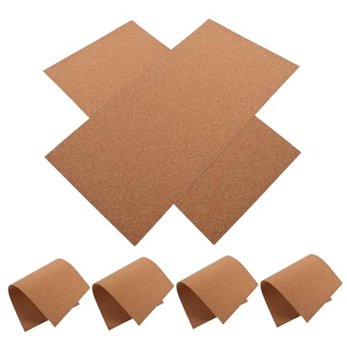 KONTONTY 6 Stück Flexible Korkplatten für Stabilität Am Sandtisch für Bastelarbeiten und Vielfältige Anwendungen Schockresistente und rutschfeste Eigenschaften KONTONTY 6 Stück Flexible Korkplatten für Stabilität Am Sandtisch für Bastelarbeiten und Vielfältige Anwendungen Schockresistente und rutschfeste Eigenschaften von KONTONTY