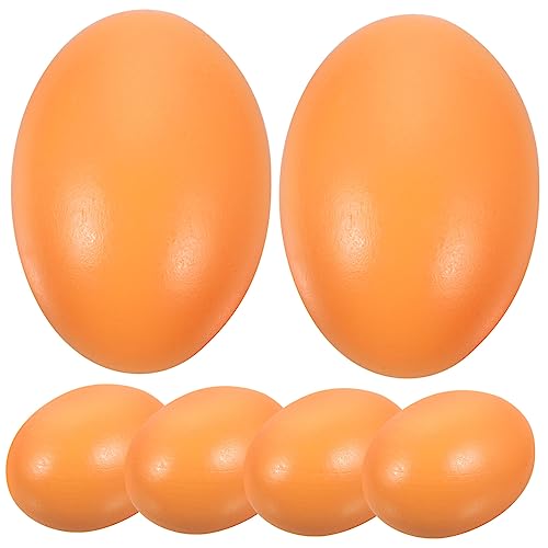KONTONTY 6 Stück Hölzerne Simulierte Eierspielzeug -Ei- Zum Eiermalen Unfertige Künstliche Eier Für Handwerk Kreatives Ei Bemalbare Eier Unfertige Eier Holz KONTONTY 6 Stück Hölzerne Simulierte Eierspielzeug -Ei- Zum Eiermalen Unfertige Künstliche Eier Für Handwerk Kreatives Ei Bemalbare Eier Unfertige Eier Holz von KONTONTY
