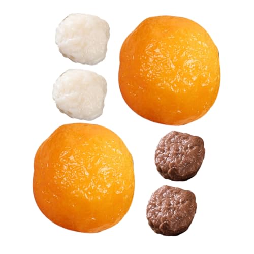 KONTONTY 6 Stück Hotpot -Fleischbällchenmodell Essen Fleischbällchen-Requisite künstlicher Fleischbällchen künstliche Lebensmittelquelle Rindfleisch Frikadellen Party-Requisite PVC KONTONTY 6 Stück Hotpot -Fleischbällchenmodell Essen Fleischbällchen-Requisite künstlicher Fleischbällchen künstliche Lebensmittelquelle Rindfleisch Frikadellen Party-Requisite PVC von KONTONTY