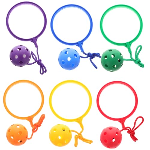 KONTONTY 6 Stück Hüpfball Sprungball Beintrainingsgerät Knöchel Hüpfspielzeug Für Springball Gymnastikspiel Hüpfball Springball Kunststoff KONTONTY 6 Stück Hüpfball Sprungball Beintrainingsgerät Knöchel Hüpfspielzeug Für Springball Gymnastikspiel Hüpfball Springball Kunststoff von KONTONTY