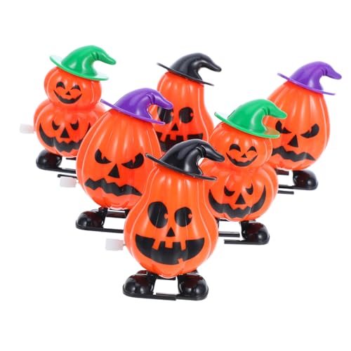 KONTONTY 6 Stück Mini Aufziehspielzeuge für Partygeschenke Tütenfüllungen und Preise Lustige Kürbisstatue KONTONTY 6 Stück Mini Aufziehspielzeuge für Partygeschenke Tütenfüllungen und Preise Lustige Kürbisstatue von KONTONTY