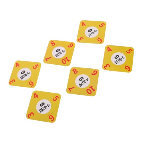 KONTONTY 6 Stück PVC Pokerkarten Erinnerungs und Zählkarten für Kartenspiele Optimiert für Wettkämpfe Einfach Tragbar Verbessern Spielerlebnis und Vermeiden Zählfehler KONTONTY 6 Stück PVC Pokerkarten Erinnerungs und Zählkarten für Kartenspiele Optimiert für Wettkämpfe Einfach Tragbar Verbessern Spielerlebnis und Vermeiden Zählfehler von KONTONTY