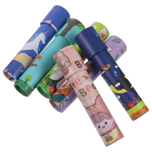 KONTONTY 6stücke Mädchen Kaleidoskope Große Wunder Mit Zufälligen Designs Spielzeug Für Entdeckung Und Kreativität Bei Partys Und Geburtstagsfeiern von KONTONTY