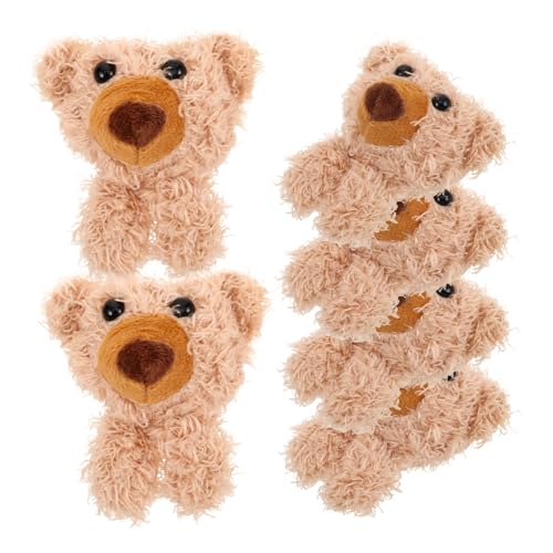 KONTONTY 6 Stück Plüschtier DIY-dekore Kleidungszubehör Bärenschmuck Kleine Bärenmodelle Kleidungsdekoration Niedlicher Bärenplüsch DIY -Handwerk Stofftiere Plüsch-Accessoire Khaki KONTONTY 6 Stück Plüschtier DIY-dekore Kleidungszubehör Bärenschmuck Kleine Bärenmodelle Kleidungsdekoration Niedlicher Bärenplüsch DIY -Handwerk Stofftiere Plüsch-Accessoire Khaki von KONTONTY