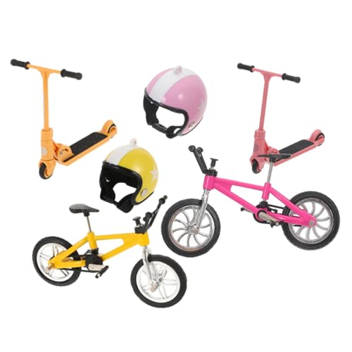 KONTONTY 6 Stück Puppenhaus-Modell Mini Fahrradmodell Maßstab Selber Bauen Fahrradräder Fahrzeugspielzeug Tek-Deck-Finger-Skateboard Dirt Bike Dollhouse Dekorationen Plastik KONTONTY 6 Stück Puppenhaus-Modell Mini Fahrradmodell Maßstab Selber Bauen Fahrradräder Fahrzeugspielzeug Tek-Deck-Finger-Skateboard Dirt Bike Dollhouse Dekorationen Plastik von KONTONTY