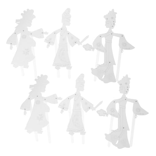 KONTONTY 6 Stück Schattenspielspielzeug Schattenpuppentheater Schattenfiguren Für Traditionelle Schattenfiguren Silhouettenpuppen Interessanter Bausatz Bausatz Papier KONTONTY 6 Stück Schattenspielspielzeug Schattenpuppentheater Schattenfiguren Für Traditionelle Schattenfiguren Silhouettenpuppen Interessanter Bausatz Bausatz Papier von KONTONTY