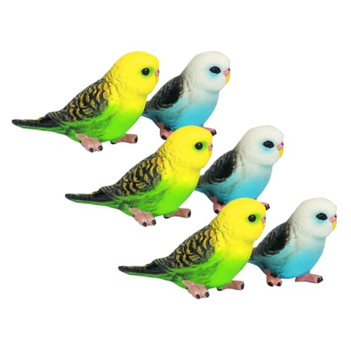 KONTONTY 6 Stück Simulation Vögel für Garten Dekoration Kuchendekoration Pädagogisches Authentisches Design für Kreative Spielideen KONTONTY 6 Stück Simulation Vögel für Garten Dekoration Kuchendekoration Pädagogisches Authentisches Design für Kreative Spielideen von KONTONTY