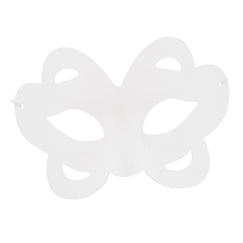 KONTONTY 6 Stück Teiliges DIY Schmetterlings Masken aus Pappmaschee Weiße Blanko Maske zum Bemalen Leichte Faschings und Karnevalsdekoration für Erwachsene Kreative Maskerade Accessoires KONTONTY 6 Stück Teiliges DIY Schmetterlings Masken aus Pappmaschee Weiße Blanko Maske zum Bemalen Leichte Faschings und Karnevalsdekoration für Erwachsene Kreative Maskerade Accessoires von KONTONTY