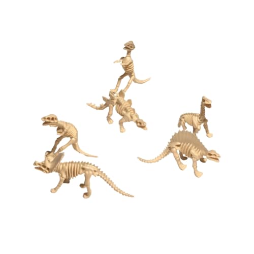 KONTONTY 6 Stück Teiliges Dinosaurier Skelett Modell Set aus Kunststoff Realistische Dinosaurier Figuren Pädagogisches Vorstellungskraft Sammlung und Dekoration für Jungen und Mädchen KONTONTY 6 Stück Teiliges Dinosaurier Skelett Modell Set aus Kunststoff Realistische Dinosaurier Figuren Pädagogisches Vorstellungskraft Sammlung und Dekoration für Jungen und Mädchen von KONTONTY