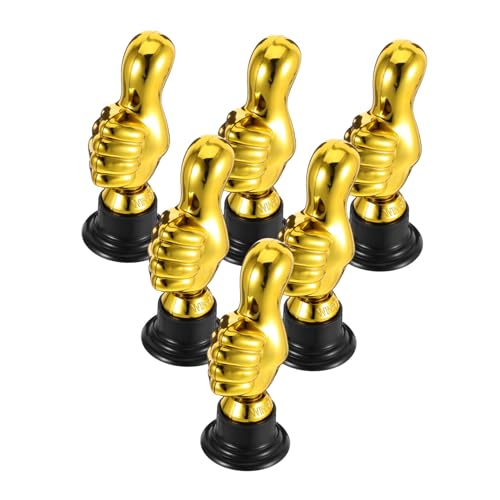 KONTONTY 6 Stück Teiliges Goldene Mini Trophäen für Preisverleihungen Spiele Feste und Dekoration Lustige Auszeichnungen für Sportevents und Partys Kleine Pokale zur KONTONTY 6 Stück Teiliges Goldene Mini Trophäen für Preisverleihungen Spiele Feste und Dekoration Lustige Auszeichnungen für Sportevents und Partys Kleine Pokale zur von KONTONTY