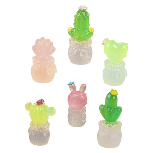 KONTONTY 6 Stück Teiliges Kaktus Figuren aus Resin Lebensechte Pflanzenmodelle für Zuhause Büro und Auto Dekoration KONTONTY 6 Stück Teiliges Kaktus Figuren aus Resin Lebensechte Pflanzenmodelle für Zuhause Büro und Auto Dekoration von KONTONTY
