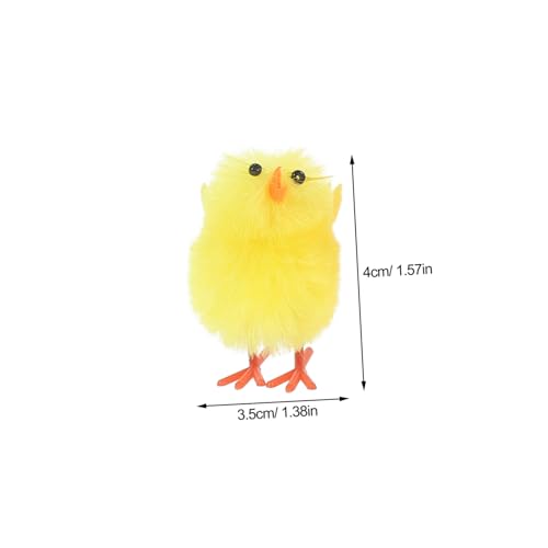 KONTONTY 6 Stück Teiliges Kleine Flauschige Deko Hohe Plüschküken Vielseitig Einsetzbar als Osterdekoration Party Mitgebsel und Bastelzubehör für Osterkörbe und Geschenke KONTONTY 6 Stück Teiliges Kleine Flauschige Deko Hohe Plüschküken Vielseitig Einsetzbar als Osterdekoration Party Mitgebsel und Bastelzubehör für Osterkörbe und Geschenke von KONTONTY