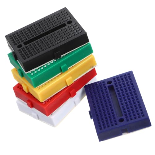 KONTONTY 6 Stück Teiliges Mini Steckbrett für Labor Experimente Lötfreie Kleine Breadboards in Farben Praktische Steckplatine für Kleine Schaltungen Langlebig und Vielseitig Einsetzbar KONTONTY 6 Stück Teiliges Mini Steckbrett für Labor Experimente Lötfreie Kleine Breadboards in Farben Praktische Steckplatine für Kleine Schaltungen Langlebig und Vielseitig Einsetzbar von KONTONTY